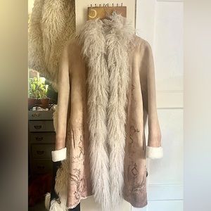 RARE Brenda Knight X Free People Shearling Coat - Never Worn